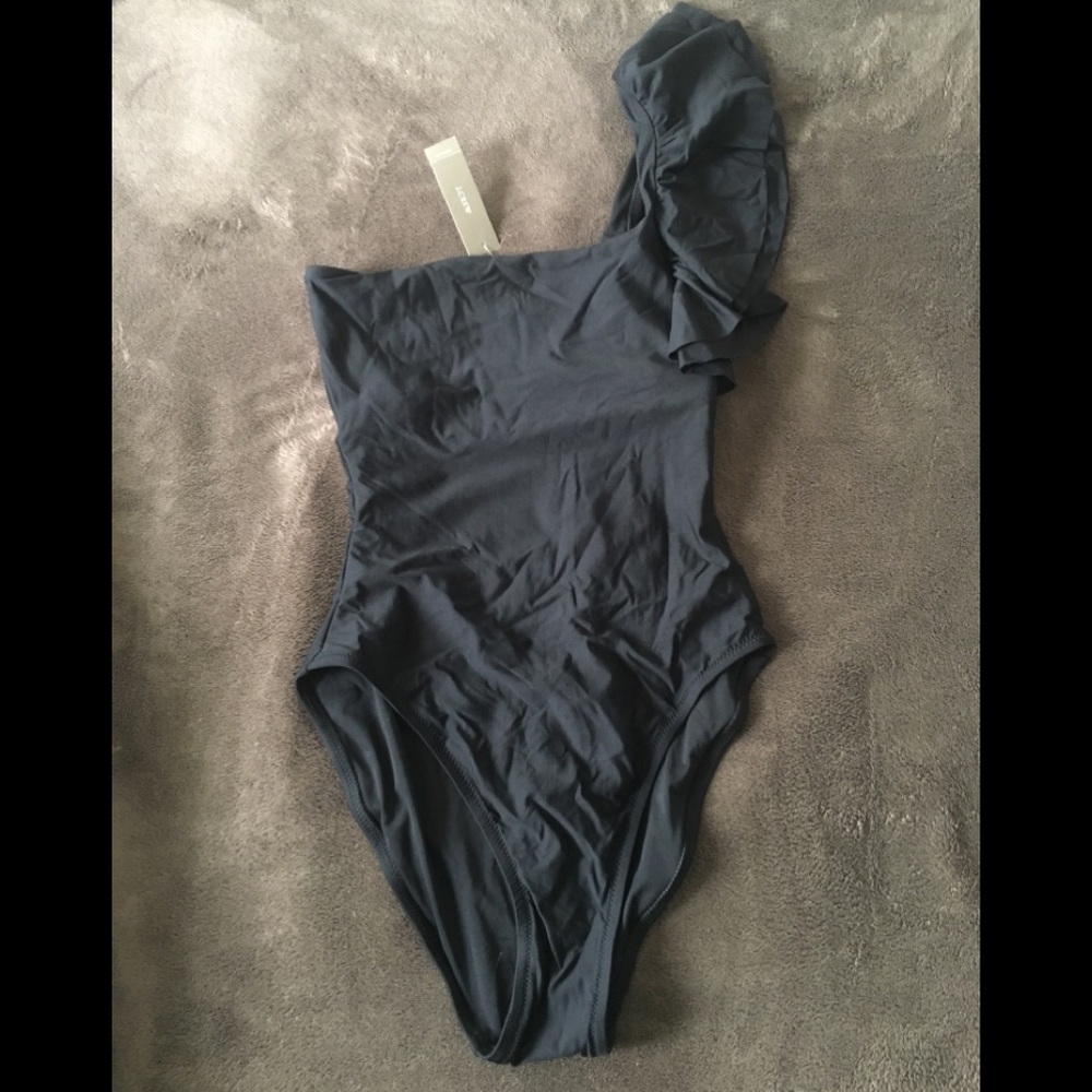 J. CREW one shoulder swimsuit